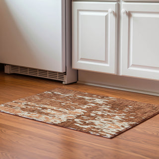 Piper Looms Mayfield Abstract AMF957 Paprika Machine Washable Area Rug Scatter Lifestyle Image Feature