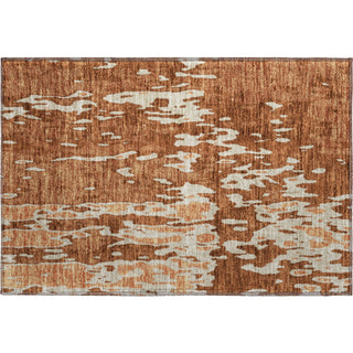 Piper Looms Mayfield Abstract AMF957 Paprika Machine Washable Area Rug Scatter Main Image