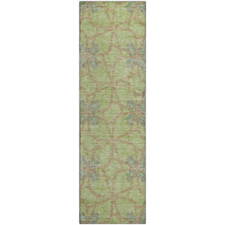 Piper Looms Mayfield Geometric AMF958 Aloe Machine Washable Area Rug Runner Main Image