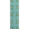 Piper Looms Mayfield Geometric AMF958 Aqua Machine Washable Area Rug Runner Main Image