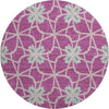 Piper Looms Mayfield Geometric AMF958 Blush Machine Washable Area Rug Round Main Image