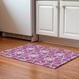 Piper Looms Mayfield Geometric AMF958 Blush Machine Washable Area Rug Scatter Lifestyle Image Feature