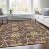 Piper Looms Mayfield Geometric AMF958 Brown Machine Washable Area Rug Lifestyle Image Feature