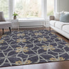 Piper Looms Mayfield Geometric AMF958 Charcoal Machine Washable Area Rug Lifestyle Image Feature