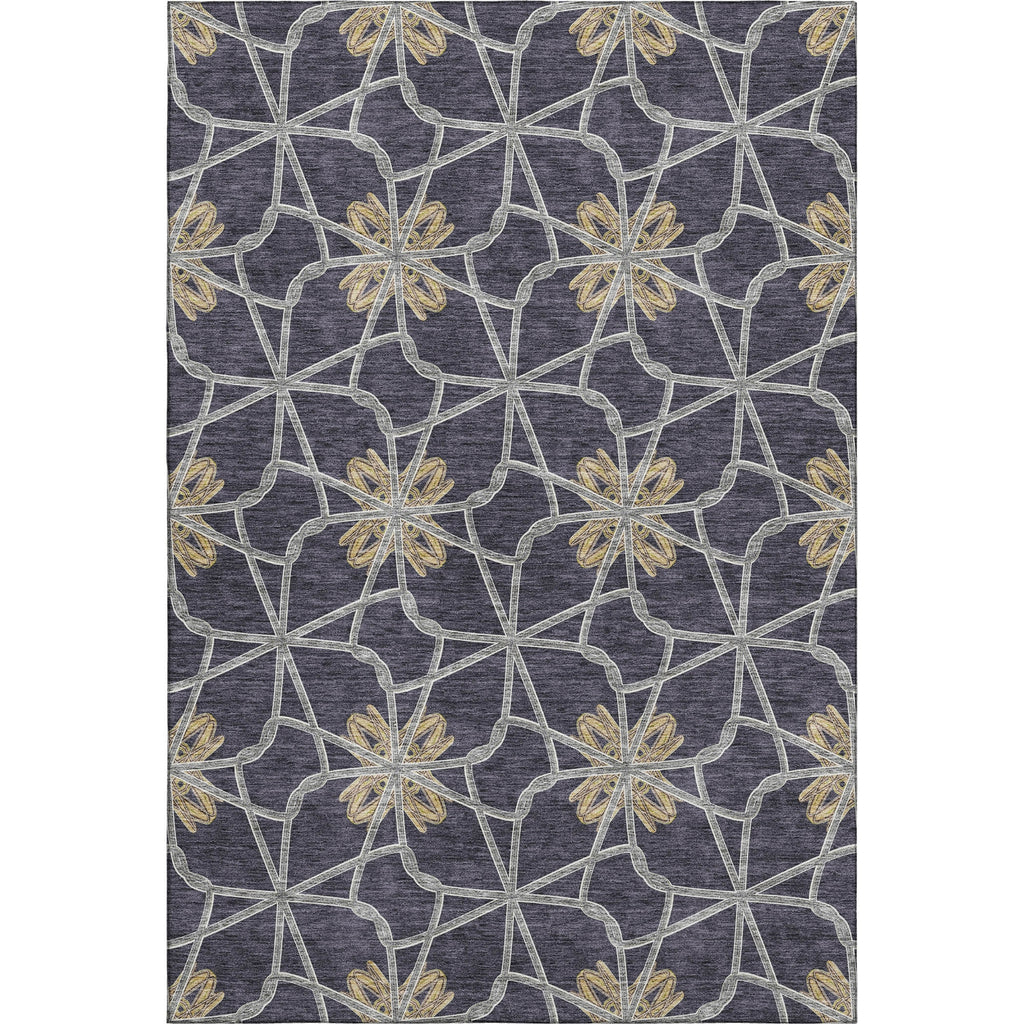 Piper Looms Mayfield Geometric AMF958 Charcoal Machine Washable Area Rug main image