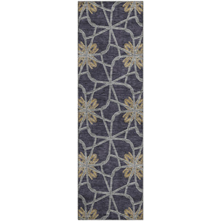 Piper Looms Mayfield Geometric AMF958 Charcoal Machine Washable Area Rug Runner Main Image