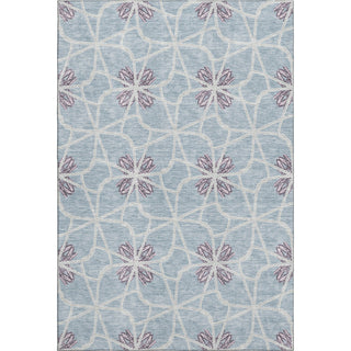 Piper Looms Mayfield Geometric AMF958 Denim Machine Washable Area Rug main image