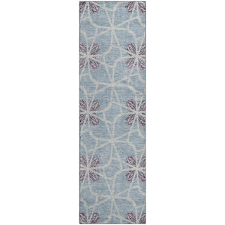 Piper Looms Mayfield Geometric AMF958 Denim Machine Washable Area Rug Runner Main Image