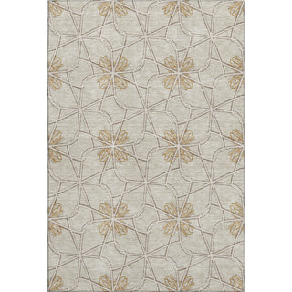 Piper Looms Mayfield Geometric AMF958 Ivory Machine Washable Area Rug main image