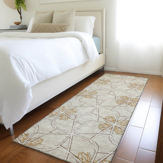 Piper Looms Mayfield Geometric AMF958 Ivory Machine Washable Area Rug Runner Lifestyle Image Feature