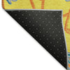 Piper Looms Mayfield Geometric AMF958 Yellow Machine Washable Area Rug Backing Image