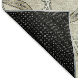 Piper Looms Mayfield Geometric AMF959 Beige Machine Washable Area Rug Backing Image