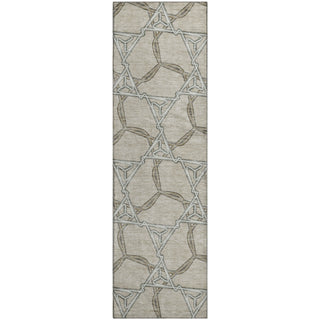 Piper Looms Mayfield Geometric AMF959 Beige Machine Washable Area Rug Runner Main Image