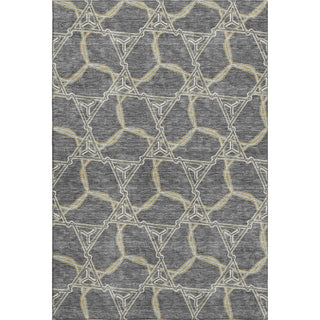 Piper Looms Mayfield Geometric AMF959 Charcoal Machine Washable Area Rug main image