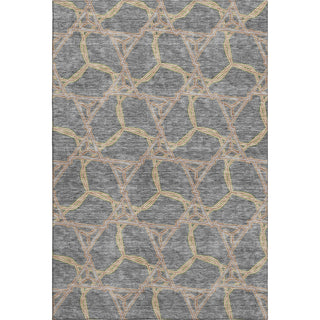 Piper Looms Mayfield Geometric AMF959 Gray Machine Washable Area Rug main image