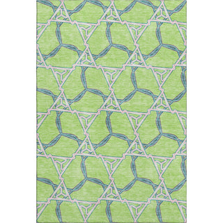 Piper Looms Mayfield Geometric AMF959 Lime Machine Washable Area Rug main image