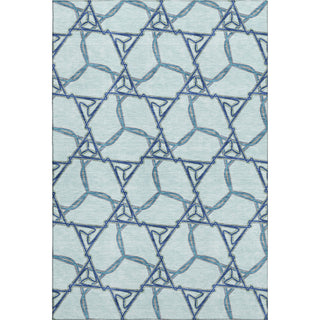 Piper Looms Mayfield Geometric AMF959 Sky Machine Washable Area Rug main image