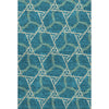 Piper Looms Mayfield Geometric AMF959 Teal Machine Washable Area Rug main image