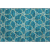 Piper Looms Mayfield Geometric AMF959 Teal Machine Washable Area Rug Scatter Main Image