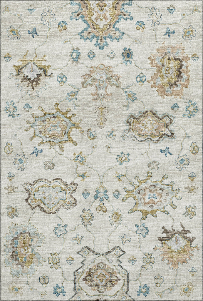 Piper Looms Mayfield Ornate AMF96 Linen Machine Washable Area Rug main image