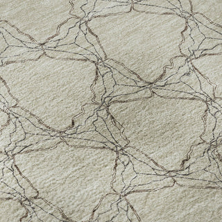 Piper Looms Mayfield Geometric AMF960 Beige Machine Washable Area Rug Swatch Image