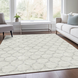 Piper Looms Mayfield Geometric AMF960 Ivory Machine Washable Area Rug Lifestyle Image Feature