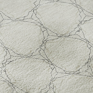 Piper Looms Mayfield Geometric AMF960 Ivory Machine Washable Area Rug Swatch Image
