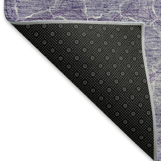 Piper Looms Mayfield Geometric AMF960 Lavender Machine Washable Area Rug Backing Image