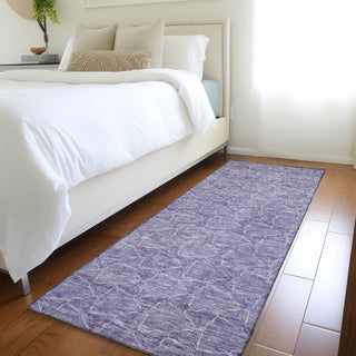 Piper Looms Mayfield Geometric AMF960 Lavender Machine Washable Area Rug Runner Lifestyle Image Feature