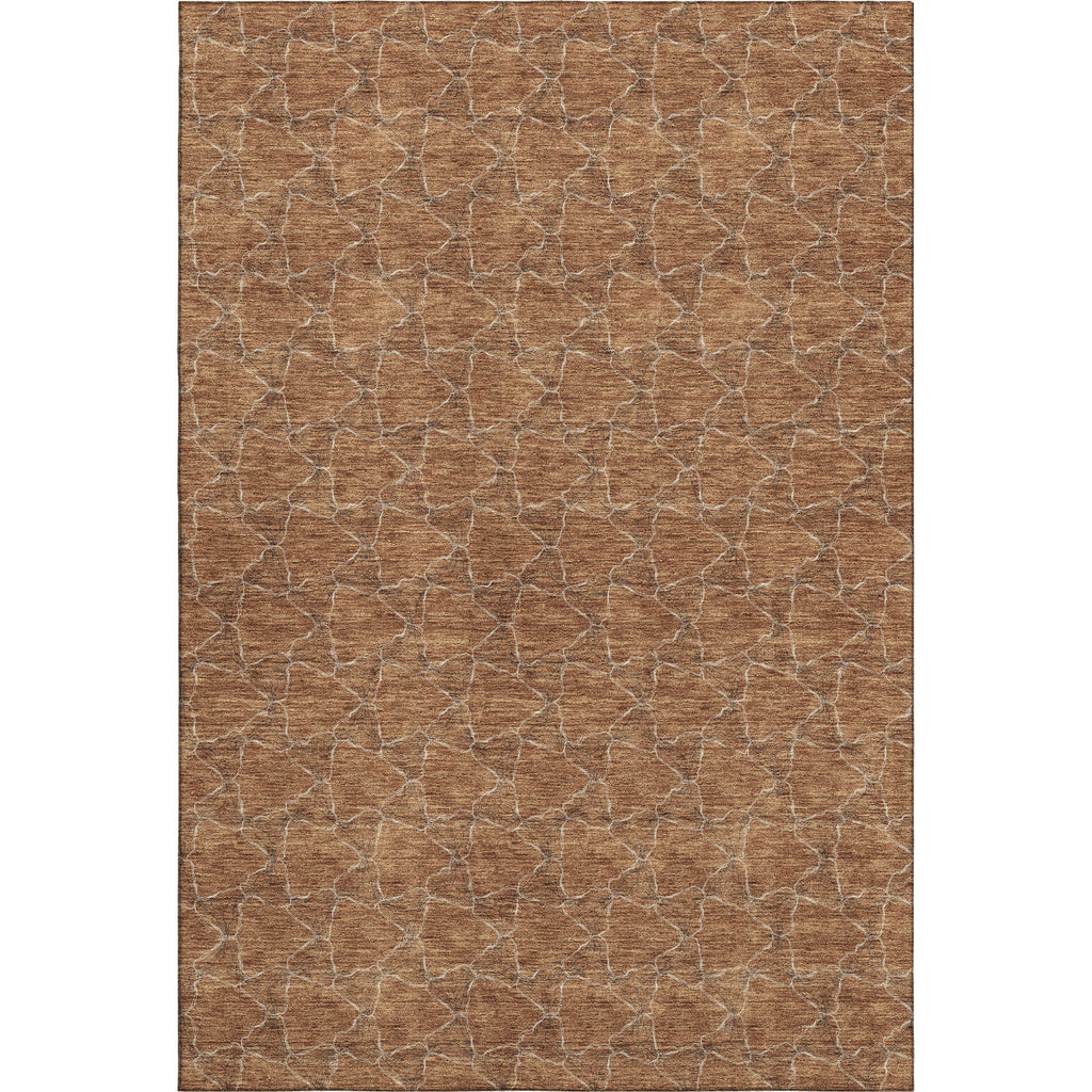 Piper Looms Mayfield Geometric AMF960 Paprika Machine Washable Area Rug main image