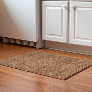 Piper Looms Mayfield Geometric AMF960 Paprika Machine Washable Area Rug Scatter Lifestyle Image Feature