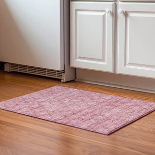 Piper Looms Mayfield Geometric AMF960 Pink Machine Washable Area Rug Scatter Lifestyle Image Feature