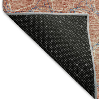Piper Looms Mayfield Geometric AMF960 Salmon Machine Washable Area Rug Backing Image