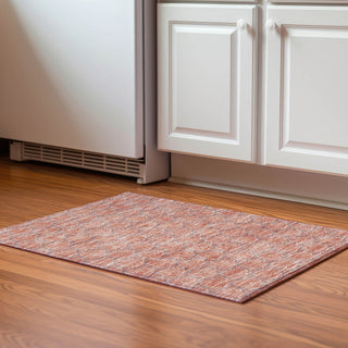 Piper Looms Mayfield Geometric AMF960 Salmon Machine Washable Area Rug Scatter Lifestyle Image Feature
