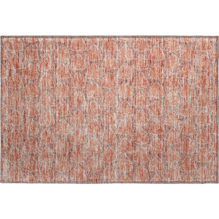 Piper Looms Mayfield Geometric AMF960 Salmon Machine Washable Area Rug Scatter Main Image