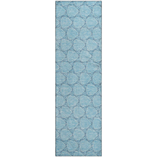 Piper Looms Mayfield Geometric AMF960 Sky Machine Washable Area Rug Runner Main Image