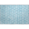 Piper Looms Mayfield Geometric AMF960 Sky Machine Washable Area Rug Scatter Main Image