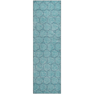 Piper Looms Mayfield Geometric AMF960 Teal Machine Washable Area Rug Runner Main Image