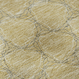 Piper Looms Mayfield Geometric AMF960 Wheat Machine Washable Area Rug Swatch Image