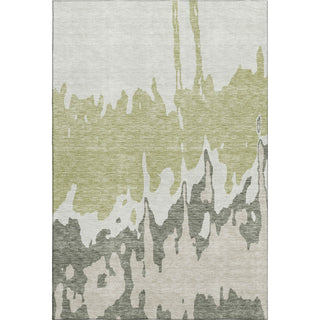 Piper Looms Mayfield Abstract AMF961 Aloe Machine Washable Area Rug main image