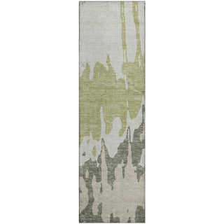 Piper Looms Mayfield Abstract AMF961 Aloe Machine Washable Area Rug Runner Main Image