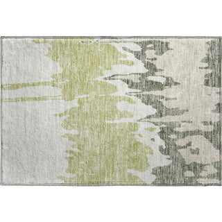 Piper Looms Mayfield Abstract AMF961 Aloe Machine Washable Area Rug Scatter Main Image
