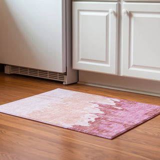 Piper Looms Mayfield Abstract AMF961 Blush Machine Washable Area Rug Scatter Lifestyle Image Feature