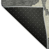 Piper Looms Mayfield Abstract AMF961 Gray Machine Washable Area Rug Backing Image