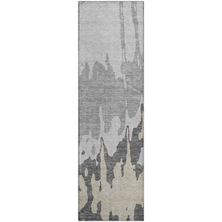 Piper Looms Mayfield Abstract AMF961 Gray Machine Washable Area Rug Runner Main Image