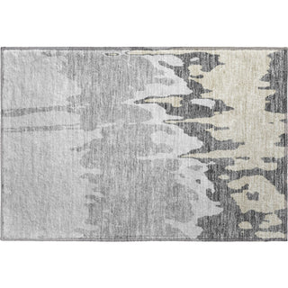 Piper Looms Mayfield Abstract AMF961 Gray Machine Washable Area Rug Scatter Main Image