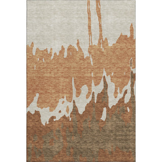 Piper Looms Mayfield Abstract AMF961 Paprika Machine Washable Area Rug main image