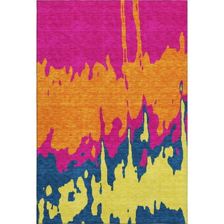 Piper Looms Mayfield Abstract AMF961 Pink Machine Washable Area Rug main image