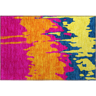 Piper Looms Mayfield Abstract AMF961 Pink Machine Washable Area Rug Scatter Main Image