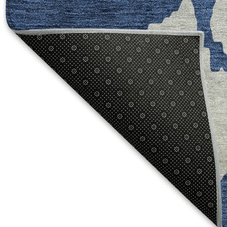 Piper Looms Mayfield Abstract AMF961 Sky Machine Washable Area Rug Backing Image